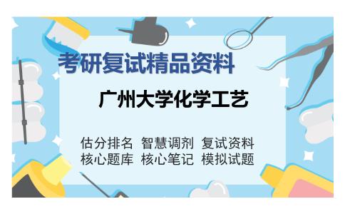 广州大学化学工艺考研复试精品资料