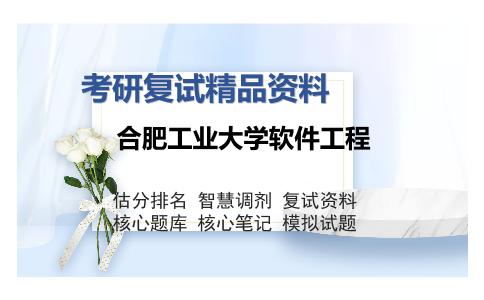 合肥工业大学软件工程考研复试精品资料