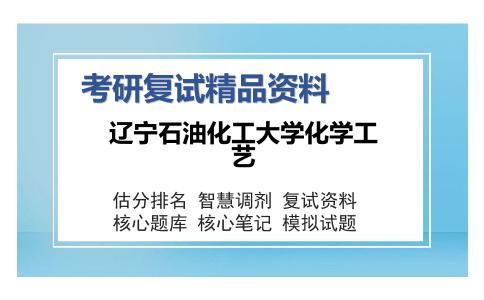 辽宁石油化工大学化学工艺考研精品资料