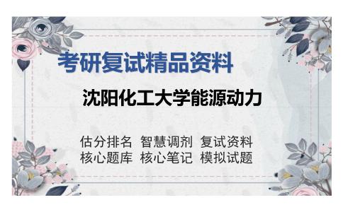 沈阳化工大学能源动力考研复试精品资料