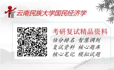 2025年云南民族大学国民经济学《政治经济学（加试）》考研复试精品资料