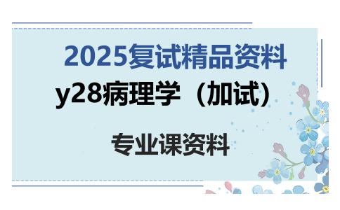 y28病理学（加试）考研复试资料