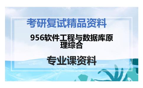 956软件工程与数据库原理综合考研复试资料