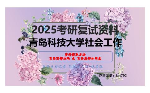 社会工作实务方法（加试）考研复试资料网盘分享